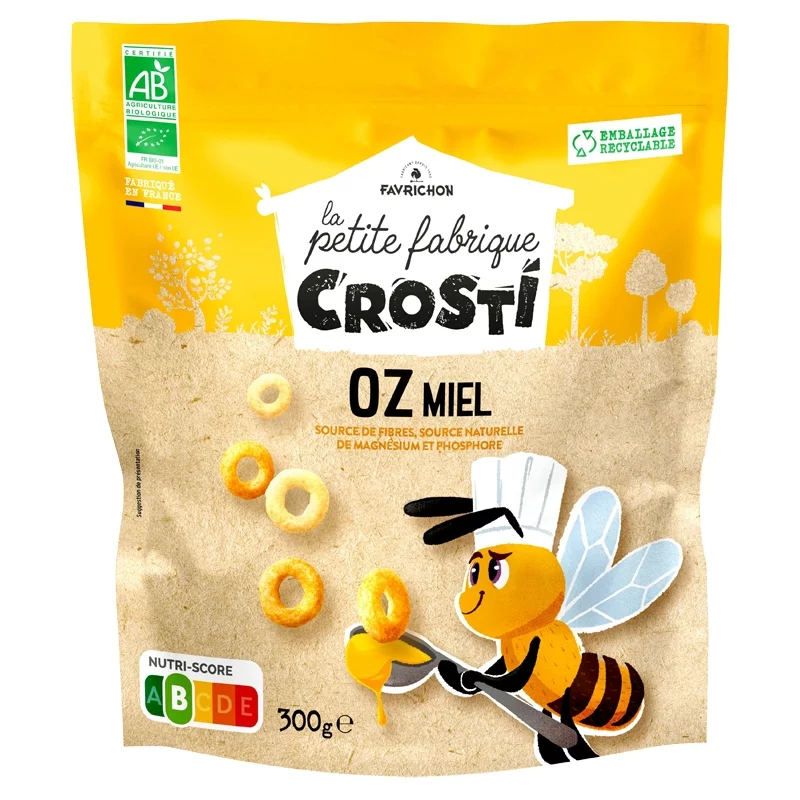 Céréales bio oz Miel 300g