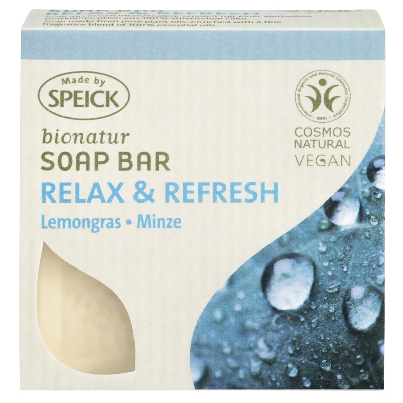 Savon naturel Relax & Refresh menthe & lemongrass - 100g - Speick