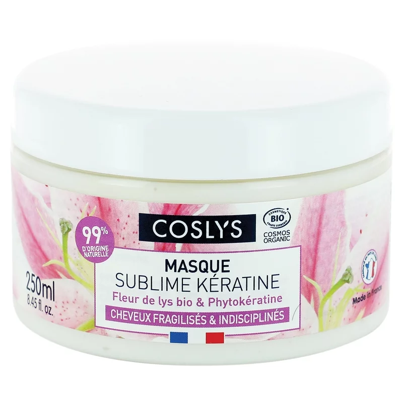 Masque sublime kératine BIO phytokératine & lys - 250ml - Coslys