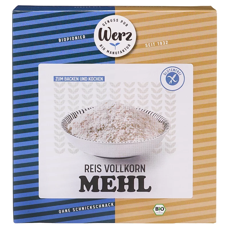 Farine complète de riz BIO - 1kg - Werz