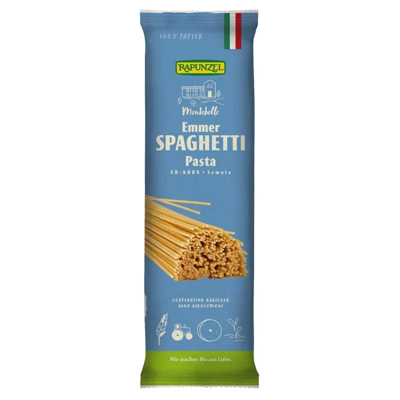 Spaghetti au blé amidonnier semola BIO - 500g - Rapunzel