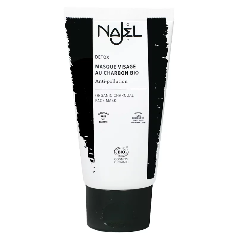 BIO-Gesichtsmaske Pflanzenkohle - 75ml - Najel