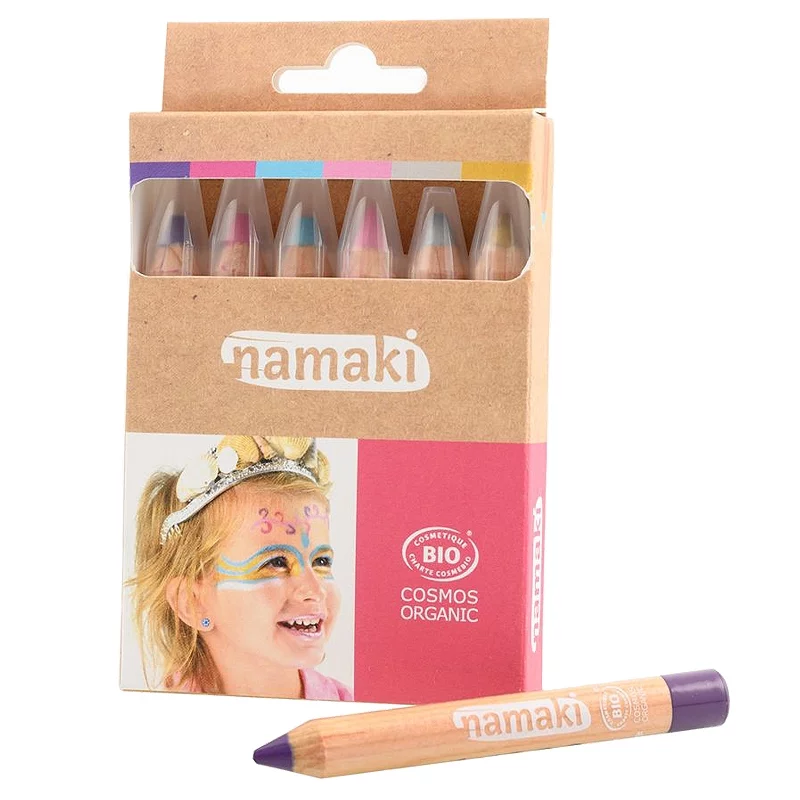 Kit de 6 crayons de maquillage BIO Mondes Enchantés Namaki