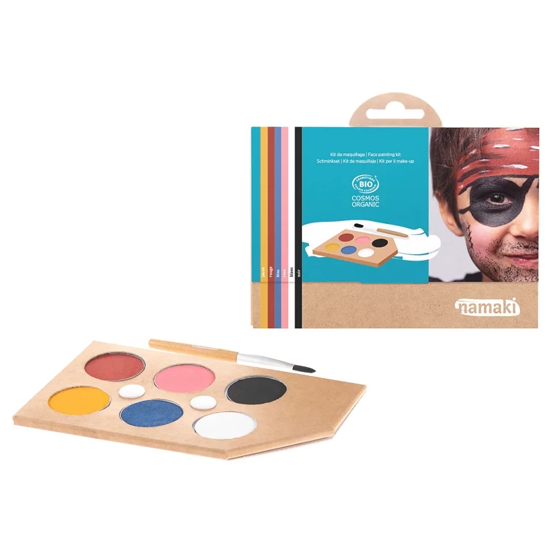 Kit de maquillage BIO 6 couleurs Arc-en-ciel - Namaki