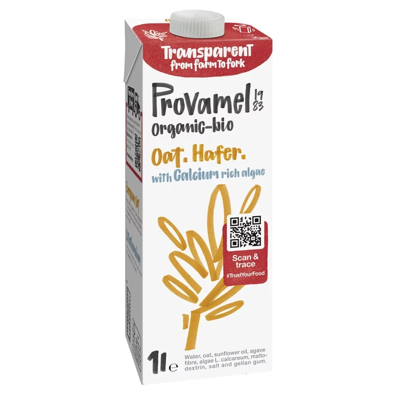 Boisson à l'avoine avec calcium BIO - 1l - Provamel