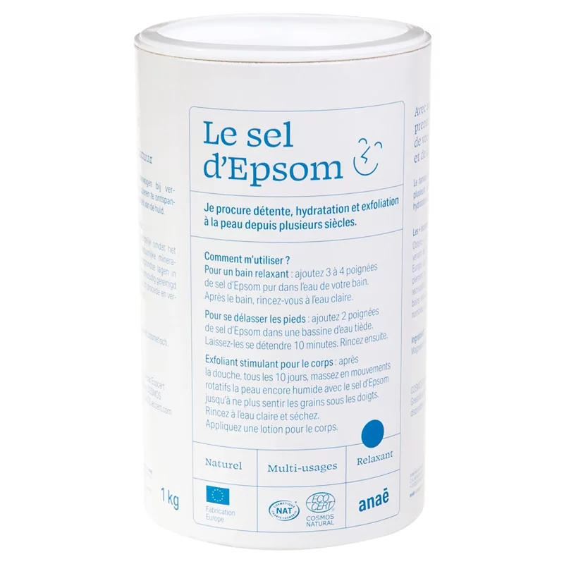 Sel d'Epsom - 1kg - Anaé
