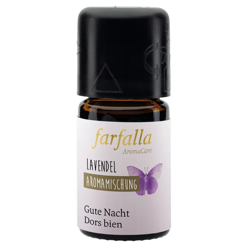 Gute Nacht Aromamischung Lavendel - 5ml - Farfalla