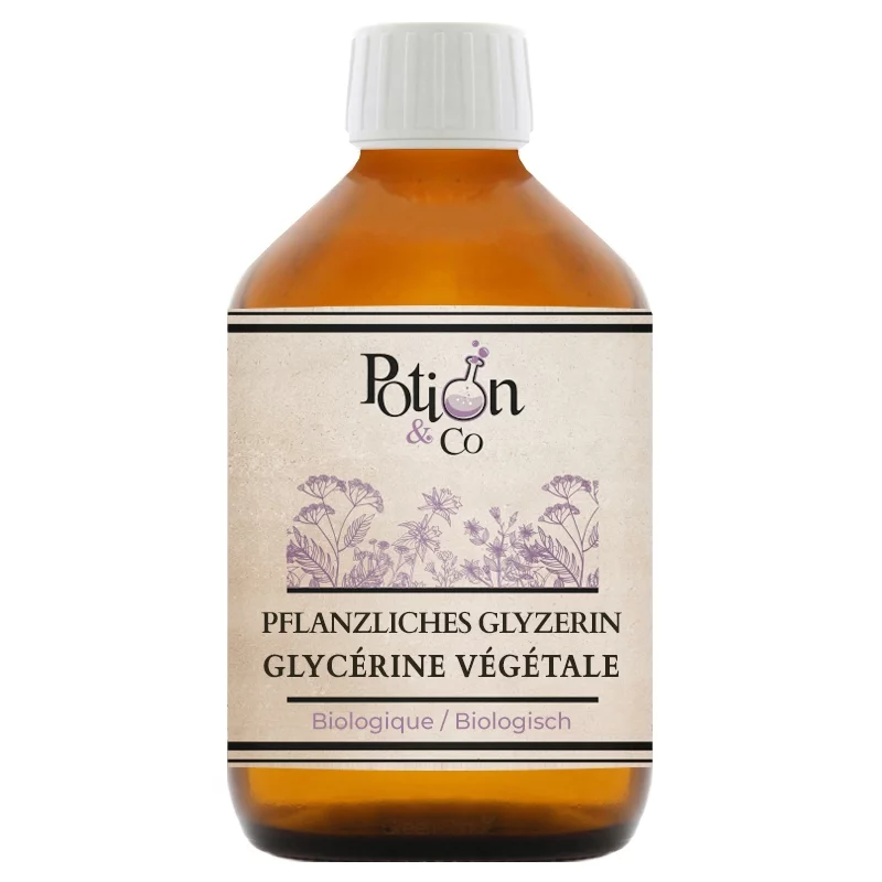 Glycérine végétale BIO - 500ml - Potion & Co
