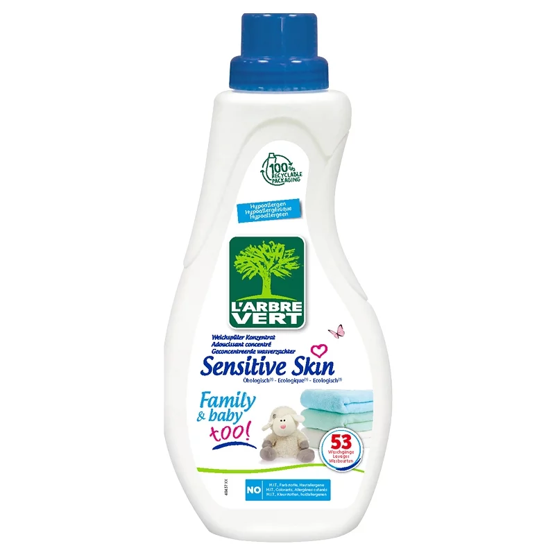 Adoucissant concentré écologique peau sensible - 800ml - L'Arbre Vert