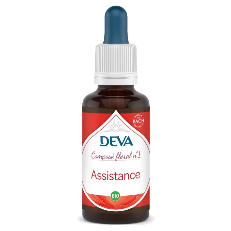 Composé floral BIO N°1 Assistance - 30ml - Deva