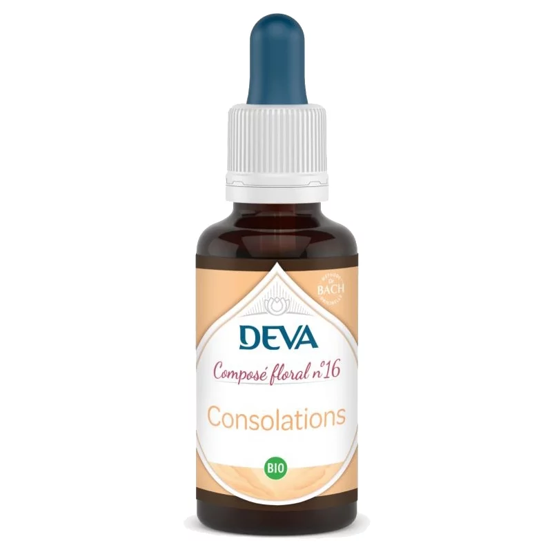 Composé floral BIO N°16 Consolations - 30ml - Deva