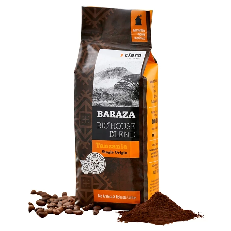 BIO-Kaffee gemahlen Baraza - 250g - Claro BIO-Kaffee gemahlen Baraza - 250g - Claro