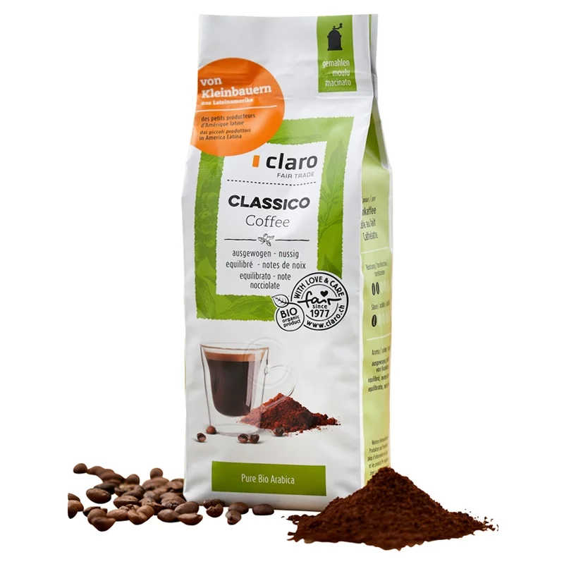 Café BIO moulu Classico - 250g - Claro Café BIO moulu Classico - 250g - Claro