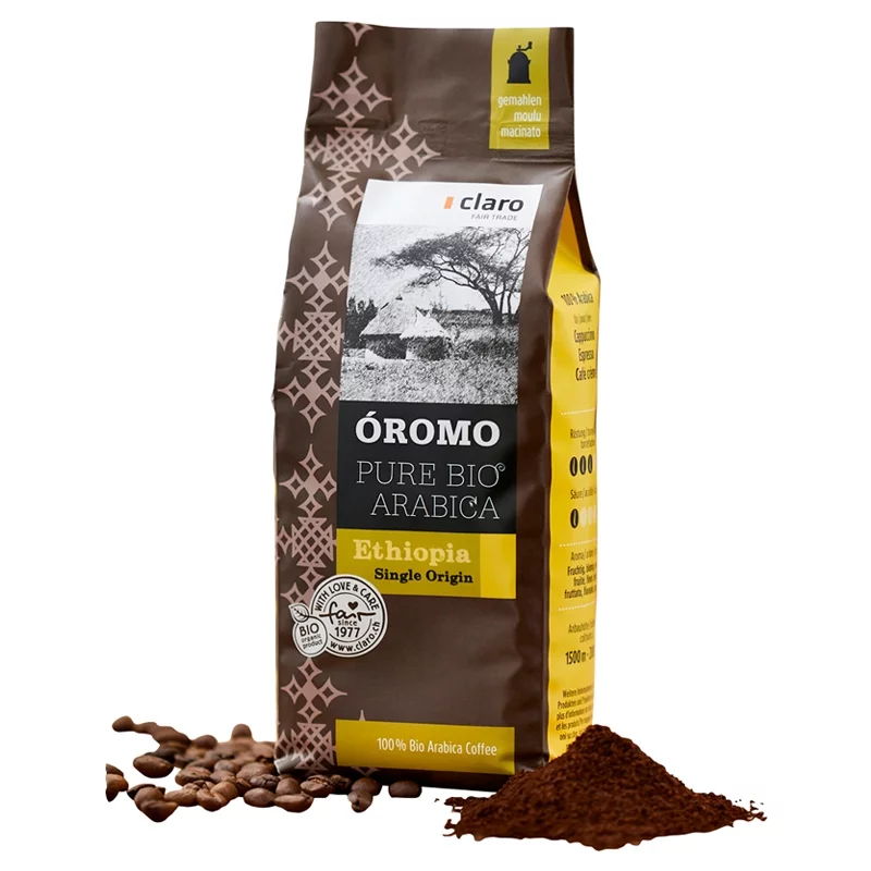 BIO-Kaffee gemahlen Óromo - 250g - Claro