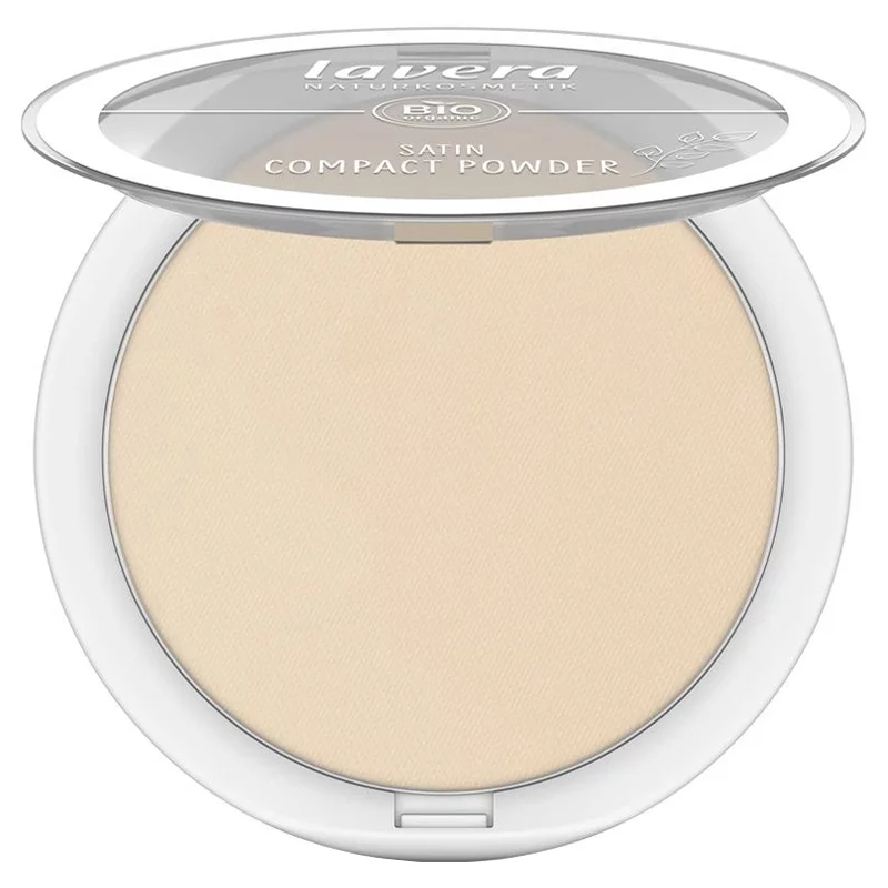 Poudre compacte satin BIO N°02 Medium - 9,5g - Lavera