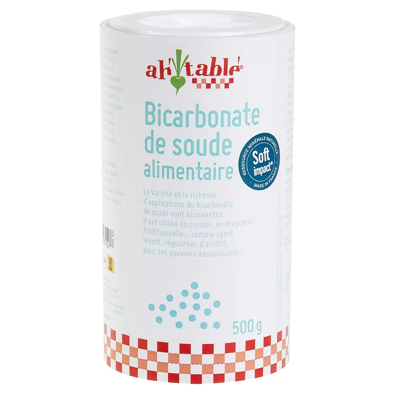 BICARBONATE de soude - 500g - digestion et hygiène - Nature et Partage