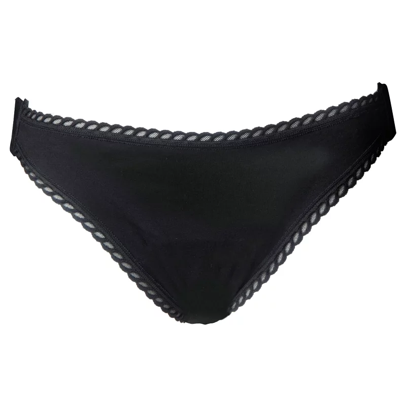 Culotte menstruelle détachable noire Taille 40 flux moyen - Anaé
