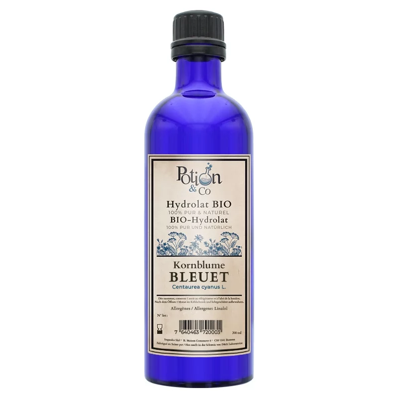 Hydrolat de bleuet BIO - 200ml - Potion & Co