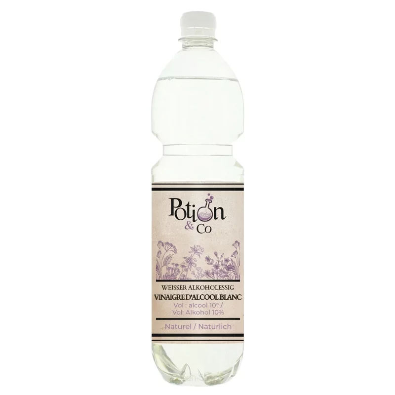 Vinaigre d'alcool blanc naturel 10% - 1l - Potion & Co