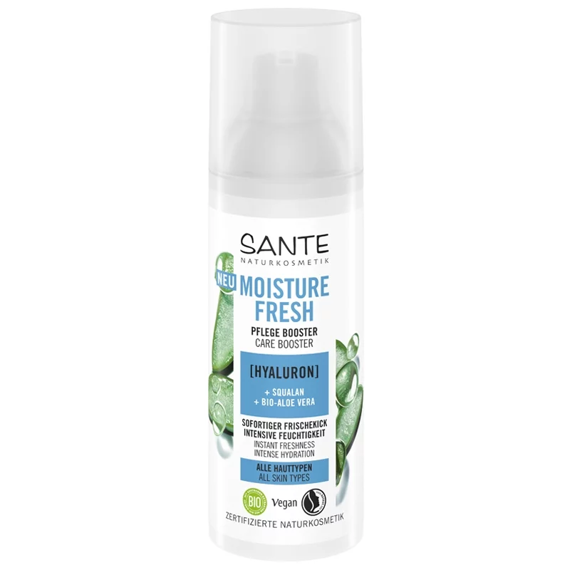Booster hydratation Moisture Fresh BIO acide hyaluronique & aloe - 50ml Sante