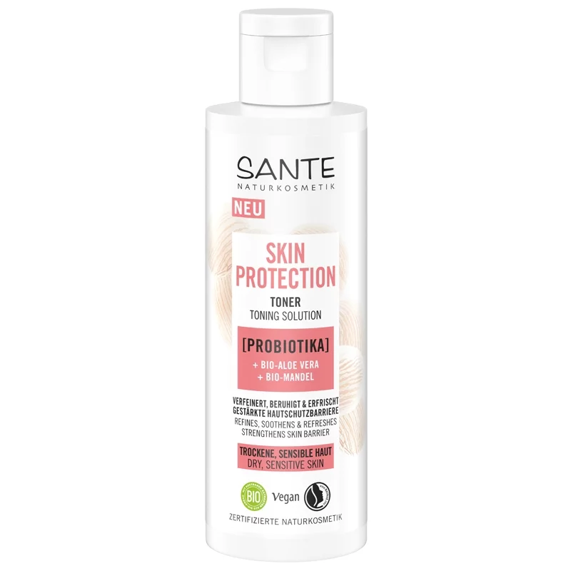 Tonique apaisant Skin Protection BIO probiotique & aloe vera - 125ml - Sante