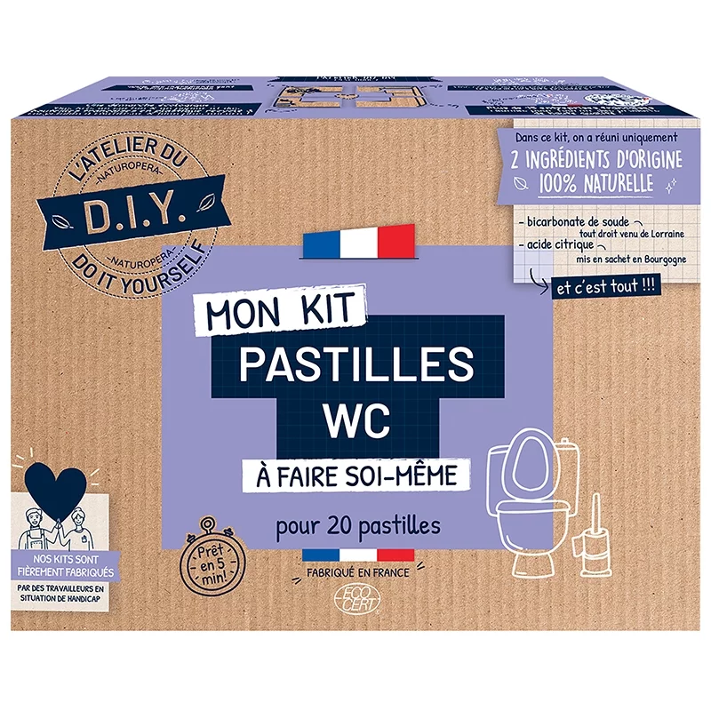 Mon kit pastilles WC à faire soi-même - L'Atelier du DIY