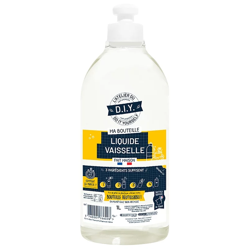 Ma bouteille liquide vaisselle 1l - L'Atelier du DIY