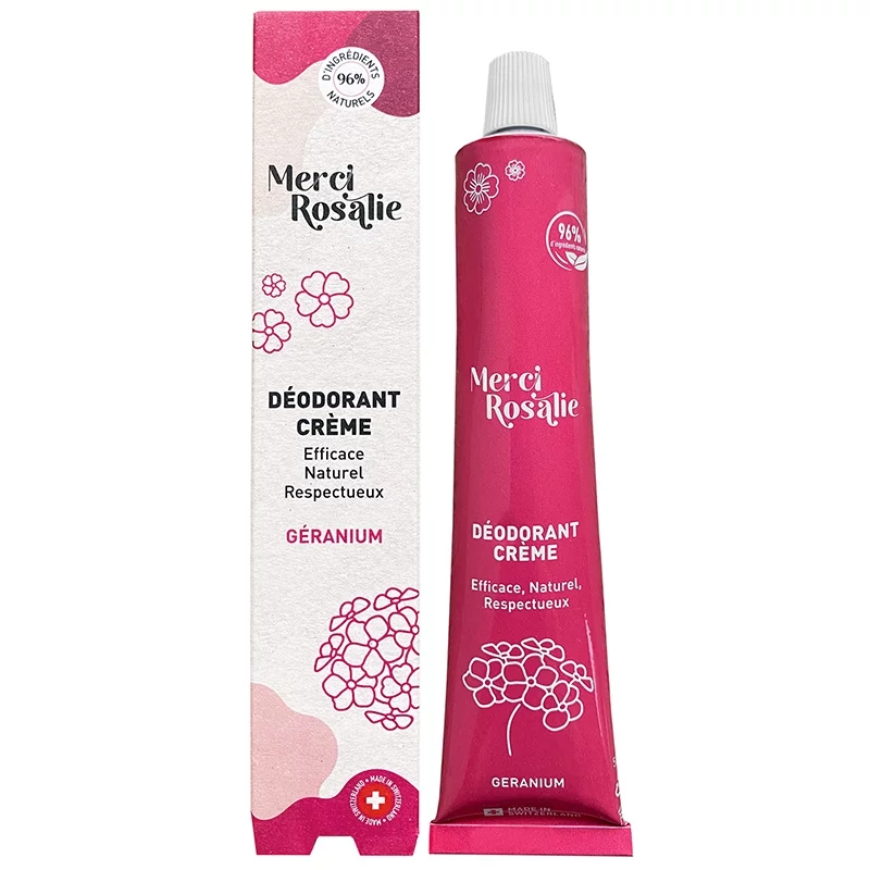 Déodorant crème naturel géranium - 50ml - Merci Rosalie