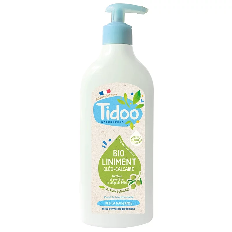 Bioliniment oléo-calcaire bébé olive - 450ml - Tidoo