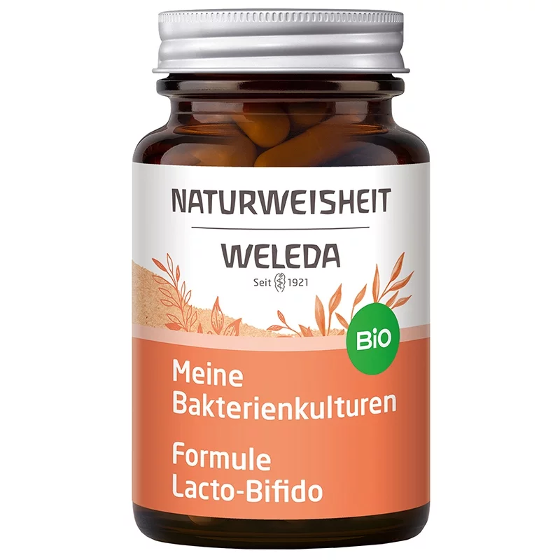 BIO-Meine Bakterienkulturen Lactobacillus & Bifidobakterien 40 Kapseln Weleda