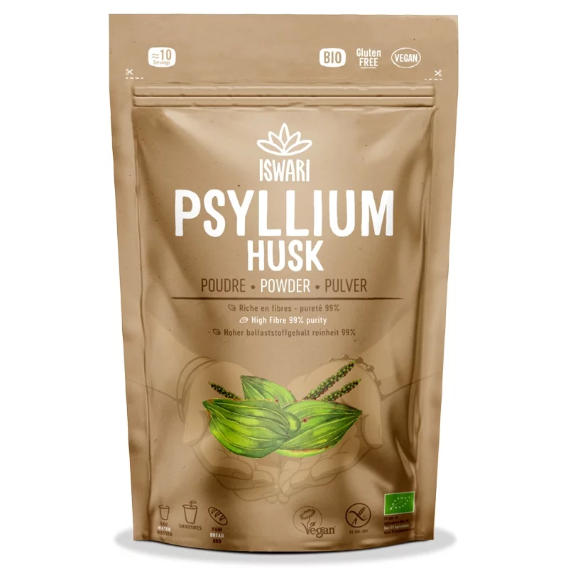 Psyllium en poudre BIO - 125g - Iswari