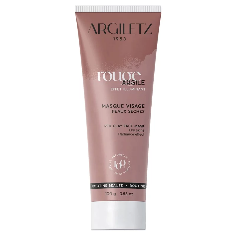 Masque prêt à l'emploi argile rouge - 100g - Argiletz