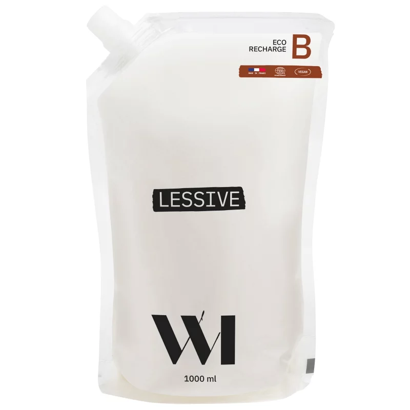 Recharge Lessive liquide ECO fleurs blanches - 1l - What Matters