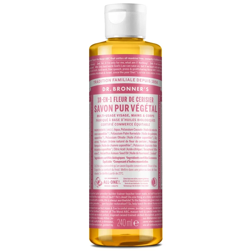 18-in-1 Flüssigseife BIO Kirschblüte - 240ml - Dr. Bronner's