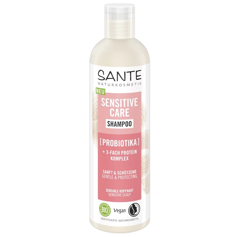 Shampoing cuir chevelu sensible BIO probiotiques - 250ml - Sante