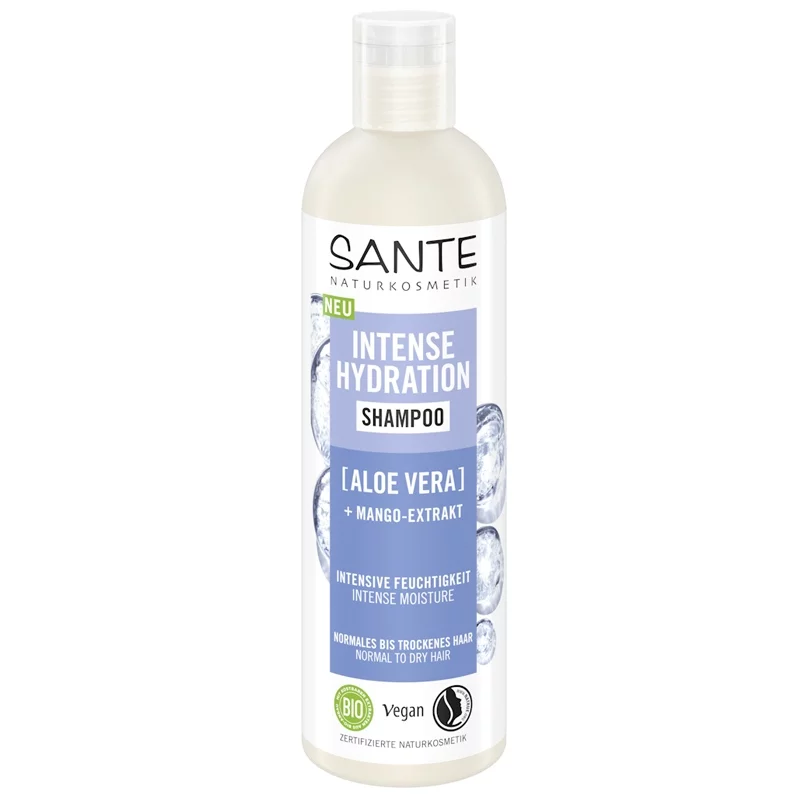 Shampoing hydratation intense BIO aloe vera & mangue - 250ml - Sante
