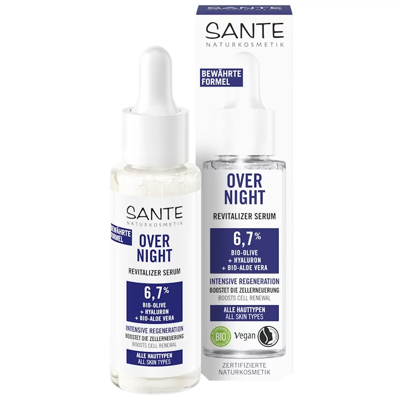 Sérum revitalisant de nuit BIO aloe vera - 30ml - Sante