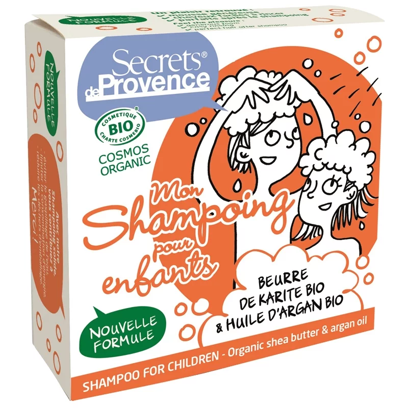 Shampooing solide enfants BIO lavande - 85g - Secrets de Provence