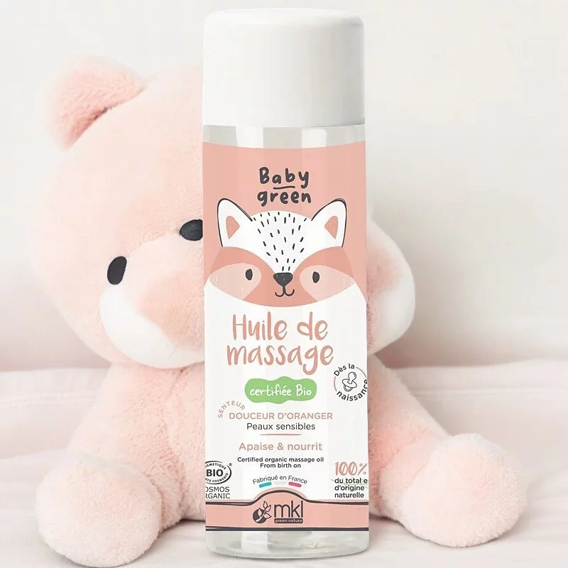 BIO-Baby-Massageöl Orangenblüten - 100ml - MKL Green Nature
