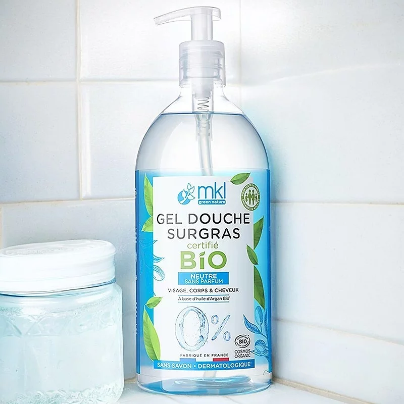 Gel douche BIO neutre - 1l - MKL Green Nature