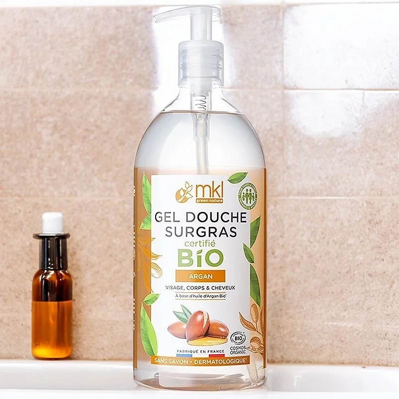 Gel douche BIO argan - 1l - MKL Green Nature