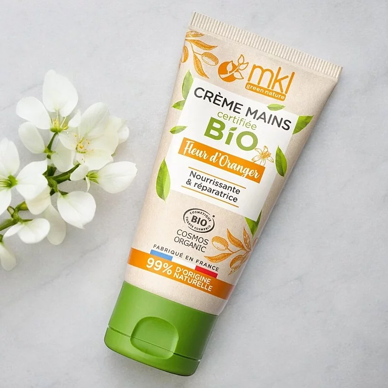 Nährende & reparierende BIO-Handcreme Orangenblüten - 50ml - MKL Green Nature