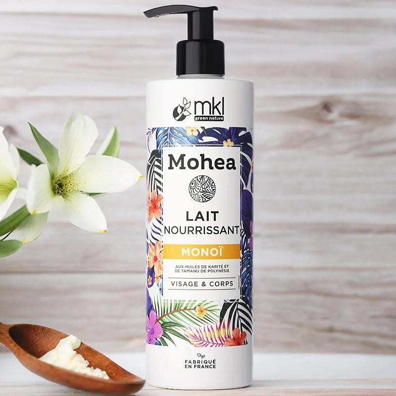 Lait nourrissant naturel monoï - 400ml - MKL Green Nature