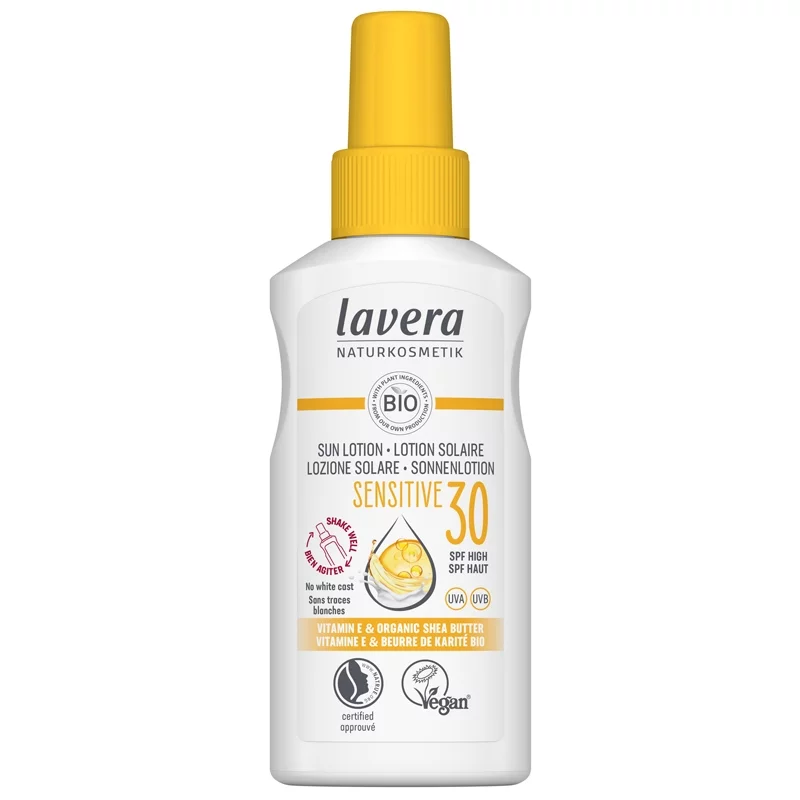 Sonnenlotion Sensitive BIO LSF 30 - 100ml - Lavera