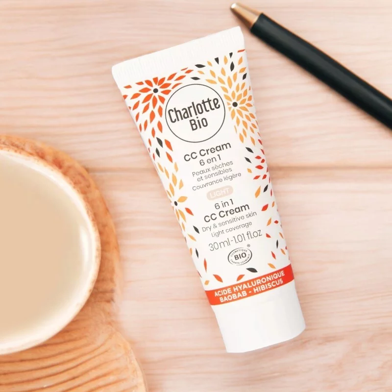 CC cream 6 en 1 light BIO - 30ml - Charlotte Bio