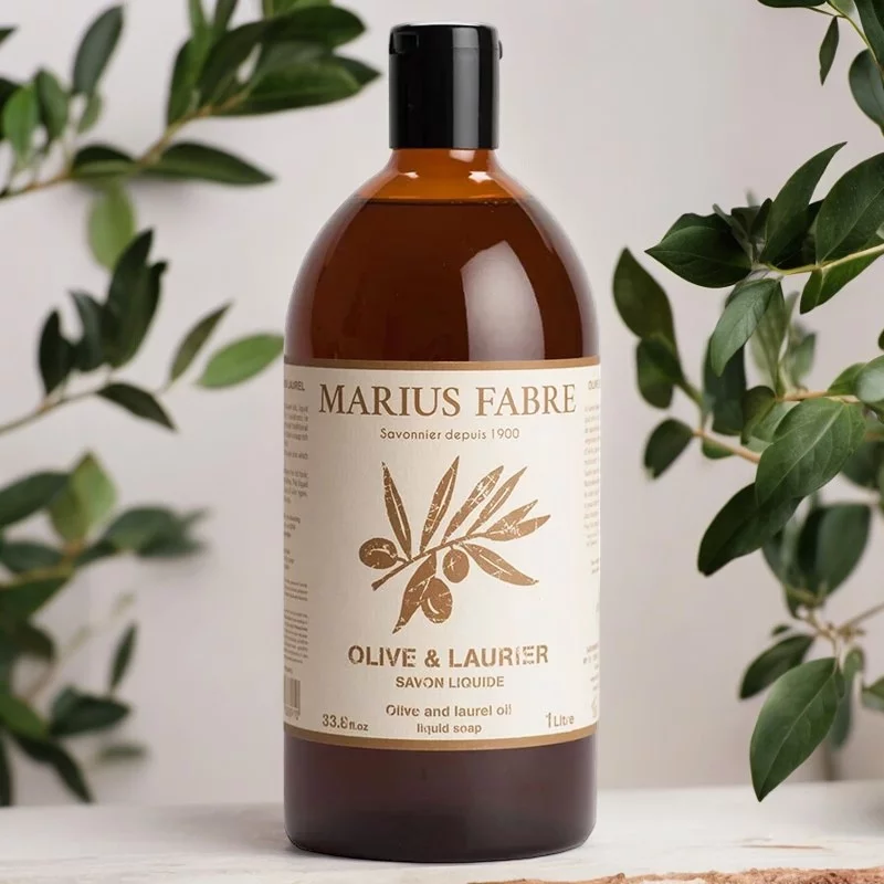 Savon d'Alep liquide olive & laurier - 1l - Marius Fabre