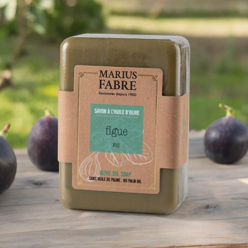 Savonnette à l'huile d'olive & à la figue - 150g - Marius Fabre