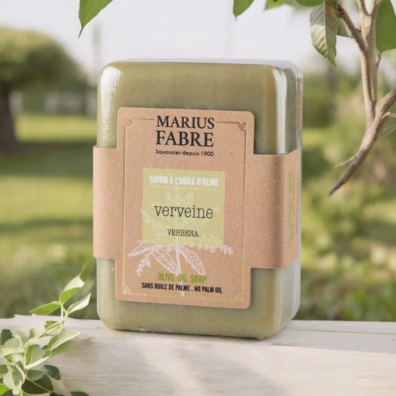 Savonnette à l'huile d'olive & à la verveine - 150g - Marius Fabre