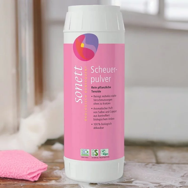 Poudre à récurer sauge & cajeput ECO - 450g - Sonett﻿