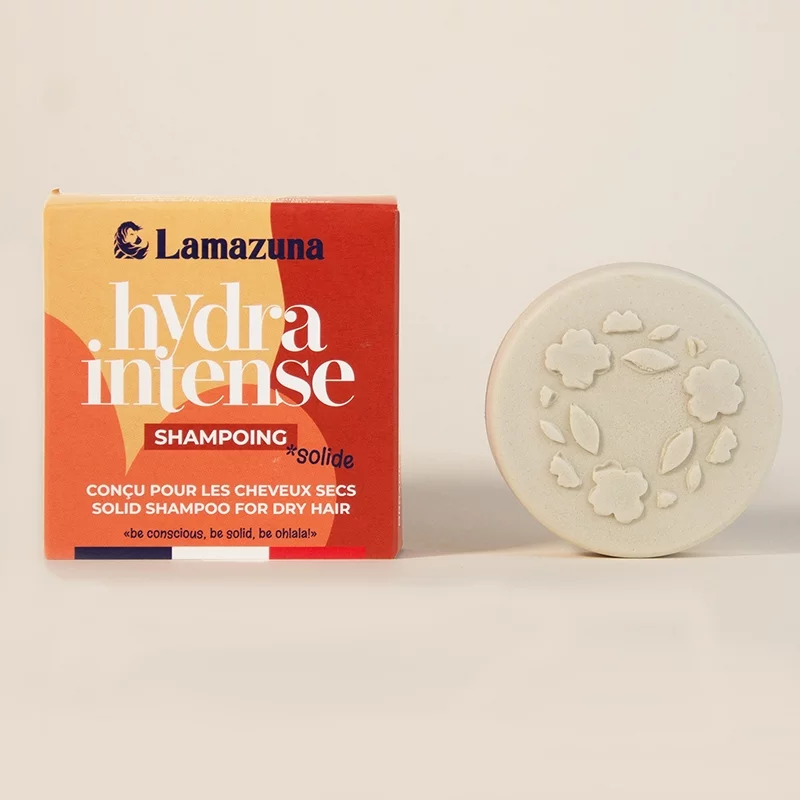Festes Shampoo für trockenes Haar natives Kokosnussöl - 70ml - Lamazuna